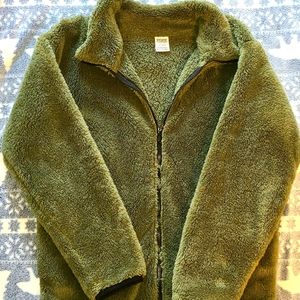 Victoria's Secret PINK teddy full-zip jacket